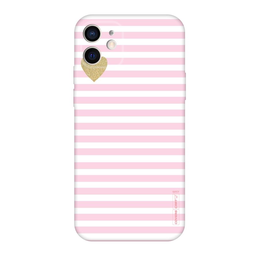 Pink Stripes Original Polycarbonate Back Case for iPhone 12