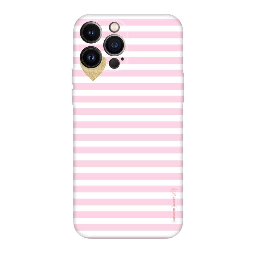 Pink Stripes Original Polycarbonate Back Case for iPhone 13 Pro Max