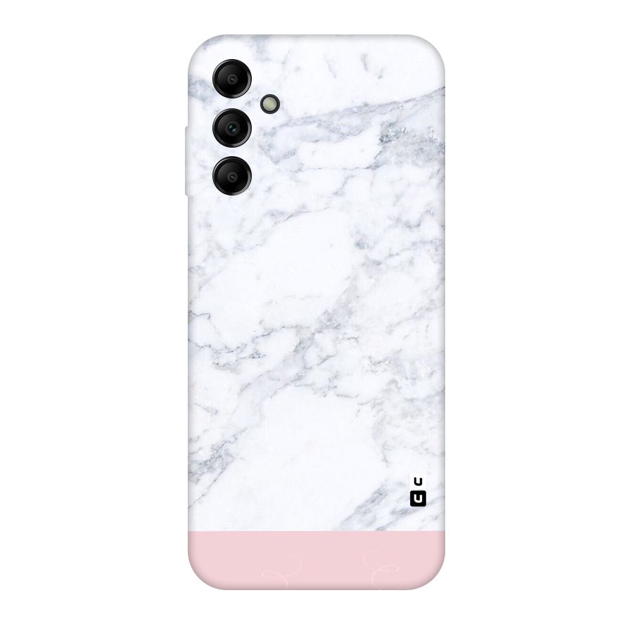 Pink White Merge Marble Original Polycarbonate Back Case for Galaxy A14 5G