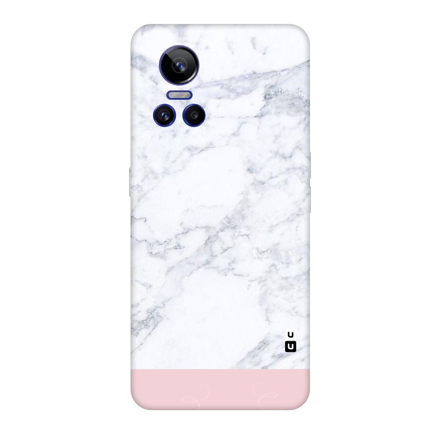 Pink White Merge Marble Original Polycarbonate Back Case for Realme GT Neo 3