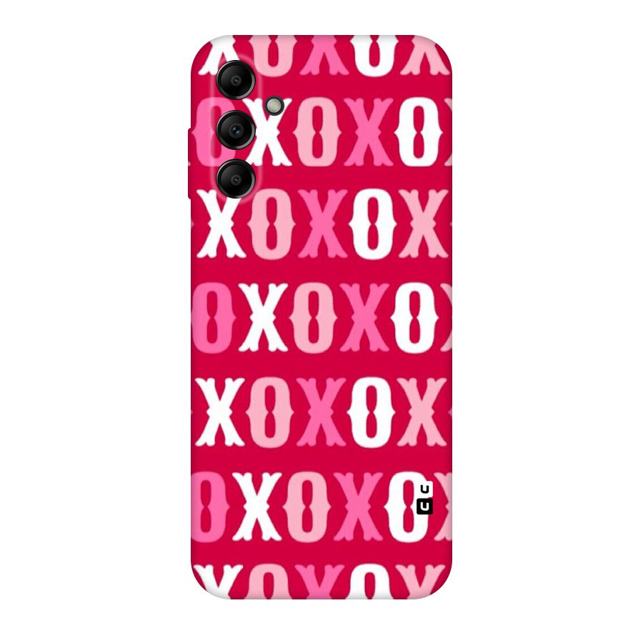 Pink White Xoxo Original Polycarbonate Back Case for Galaxy A14 5G