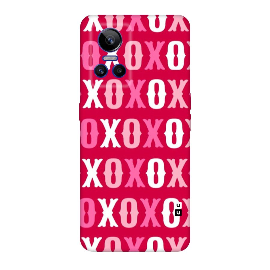Pink White Xoxo Original Polycarbonate Back Case for Realme GT Neo 3