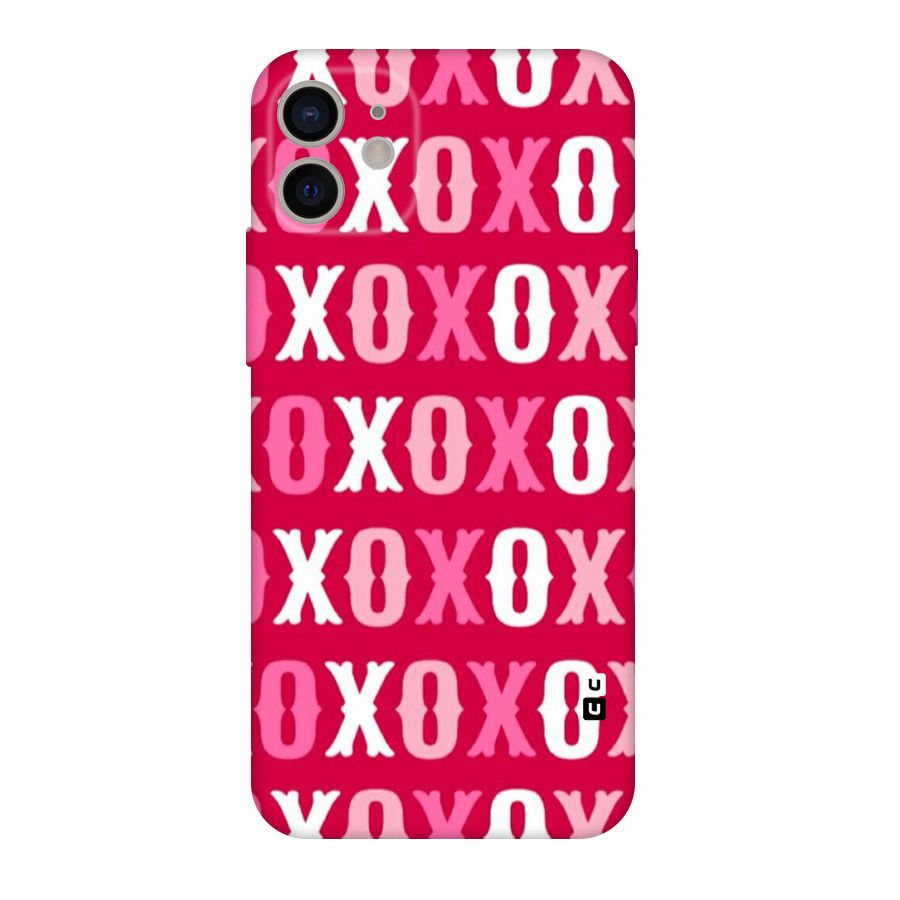 Pink White Xoxo Original Polycarbonate Back Case for iPhone 11