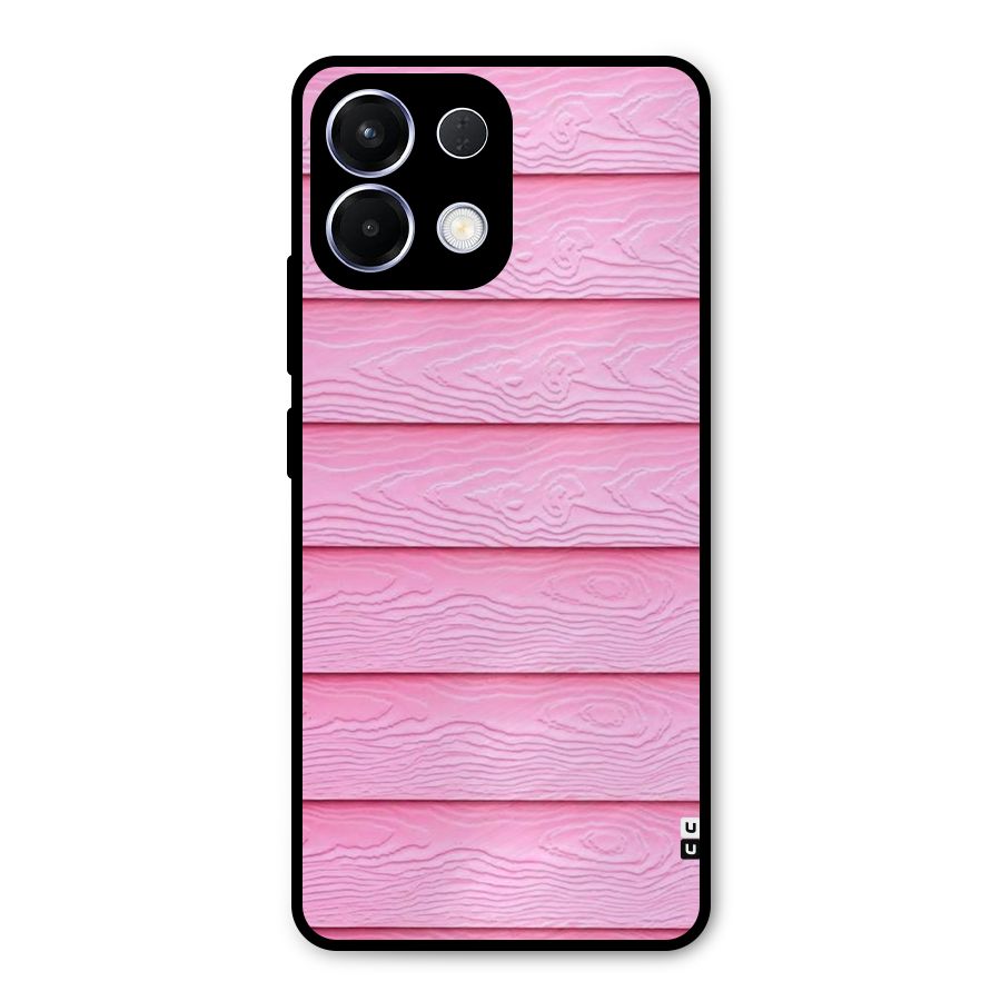 Pink Wood Metal Back Case for Oppo K13