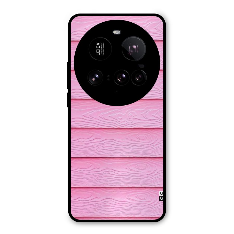 Pink Wood Metal Back Case for Xiaomi 15 Ultra