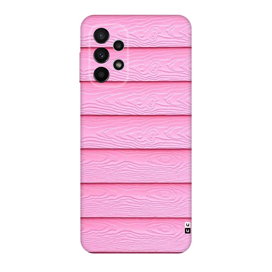 Pink Wood Original Polycarbonate Back Case for Galaxy A23