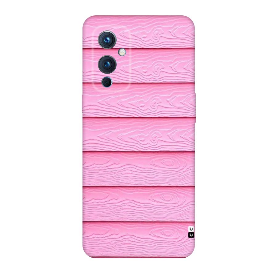 Pink Wood Original Polycarbonate Back Case for OnePlus 9