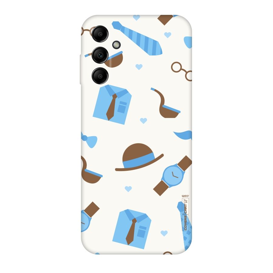 Pipe Hat Watch Pattern Original Polycarbonate Back Case for Galaxy A14 5G