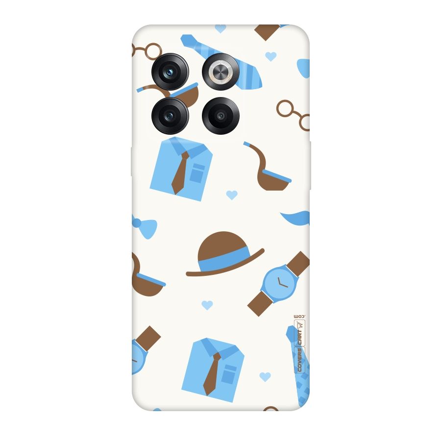 Pipe Hat Watch Pattern Original Polycarbonate Back Case for OnePlus 10T