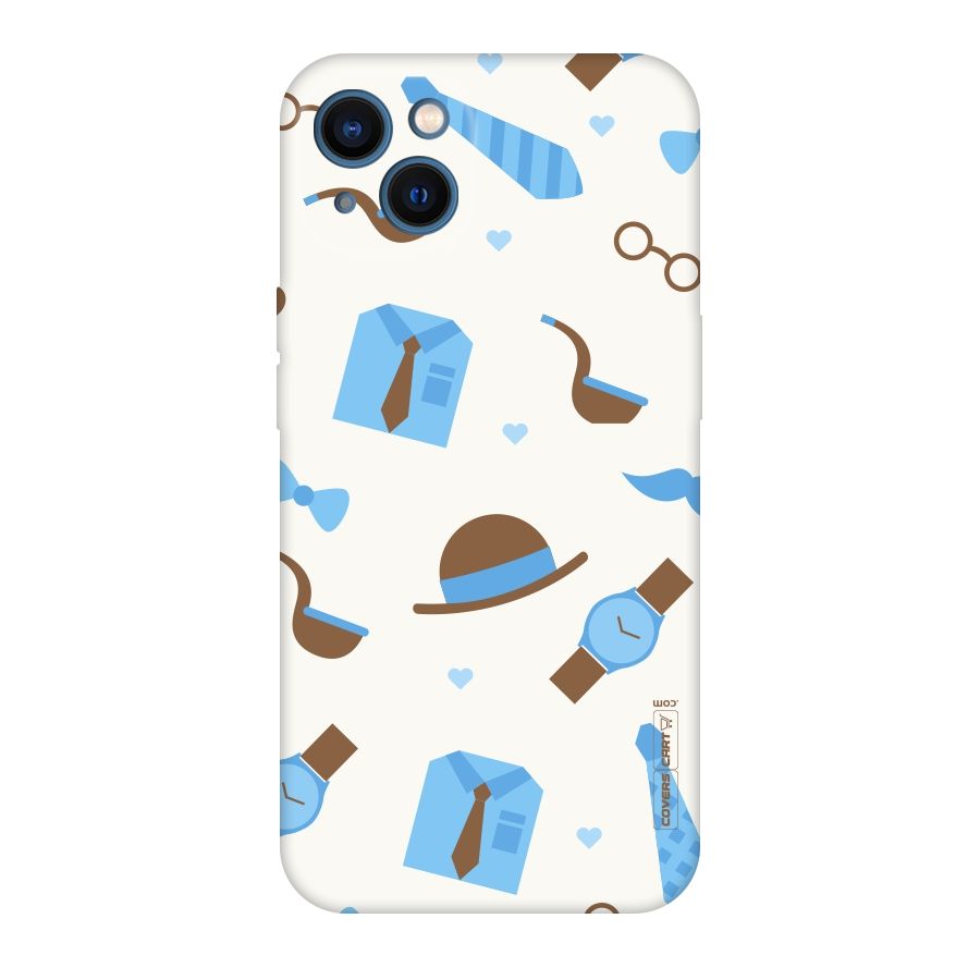 Pipe Hat Watch Pattern Original Polycarbonate Back Case for iPhone 13