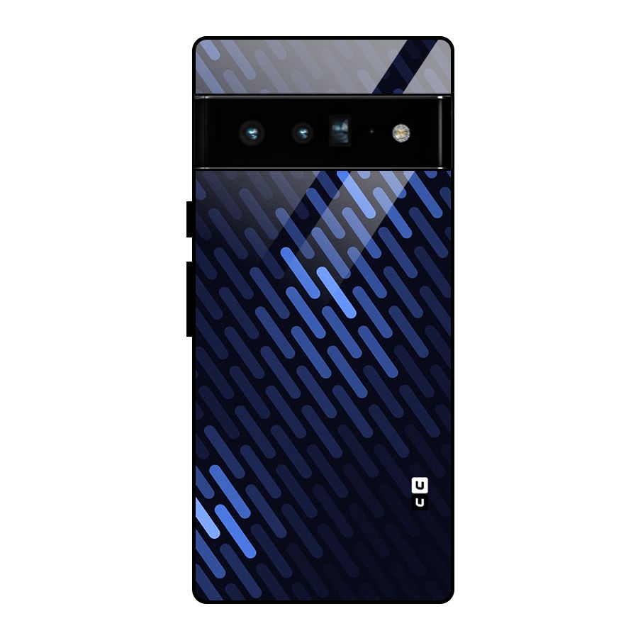 Pipe Shades Pattern Printed Glass Back Case for Google Pixel 6 Pro