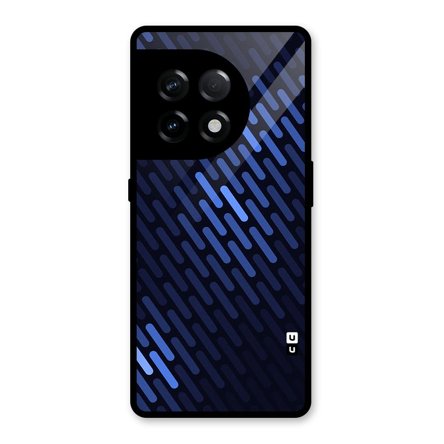 Pipe Shades Pattern Printed Glass Back Case for OnePlus 11R