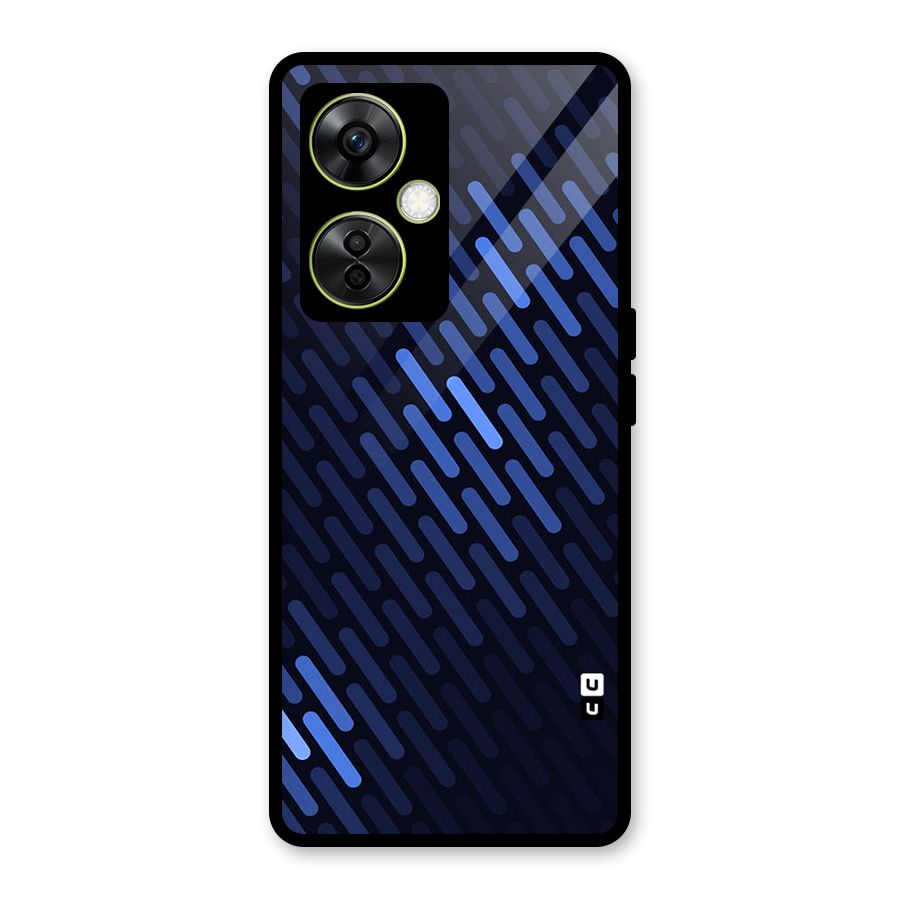 Pipe Shades Pattern Printed Glass Back Case for OnePlus Nord CE 3 Lite