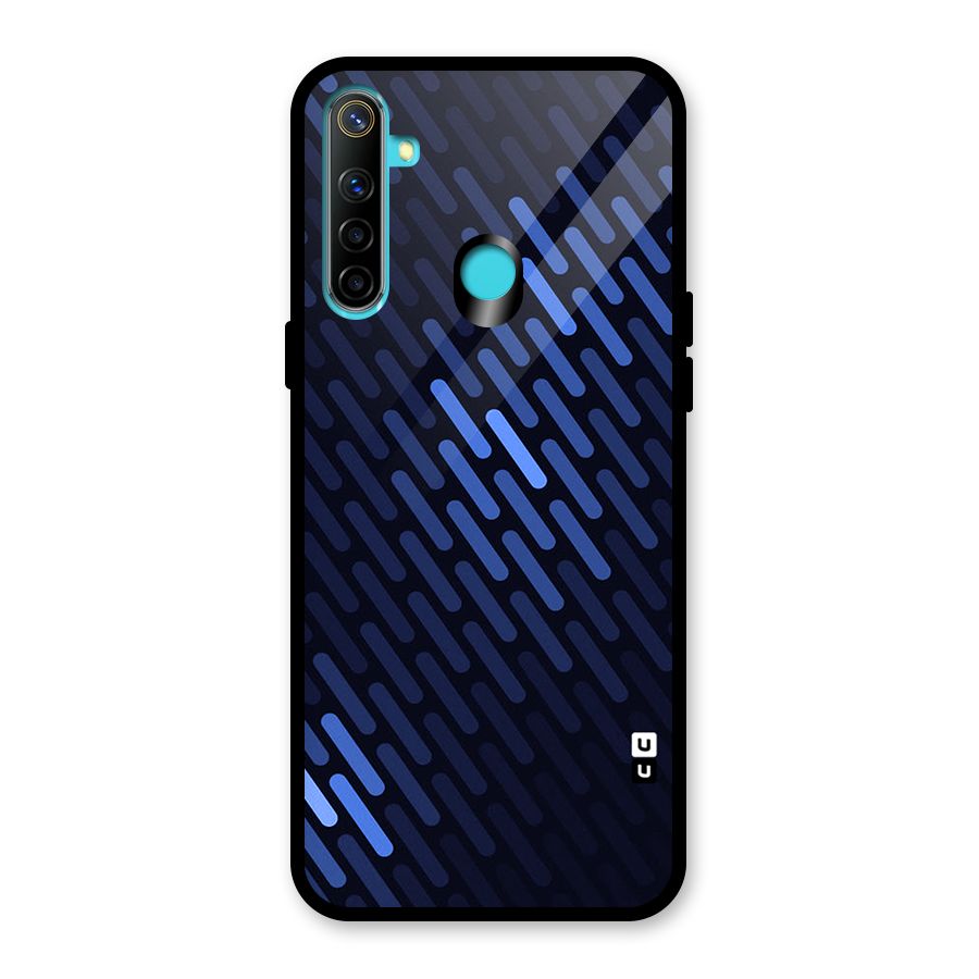 Pipe Shades Pattern Printed Glass Back Case for Realme Narzo 10