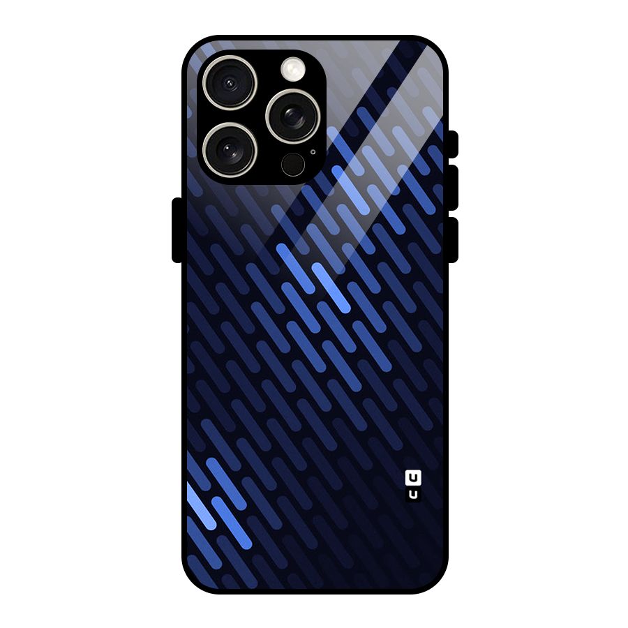 Pipe Shades Pattern Printed Glass Back Case for iPhone 15 Pro Max