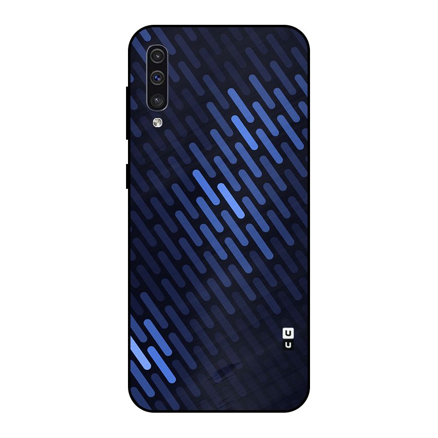 Pipe Shades Pattern Printed Metal Back Case for Galaxy A30s
