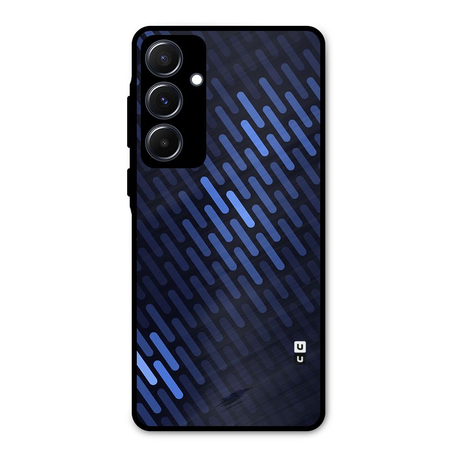 Pipe Shades Pattern Printed Metal Back Case for Galaxy A55