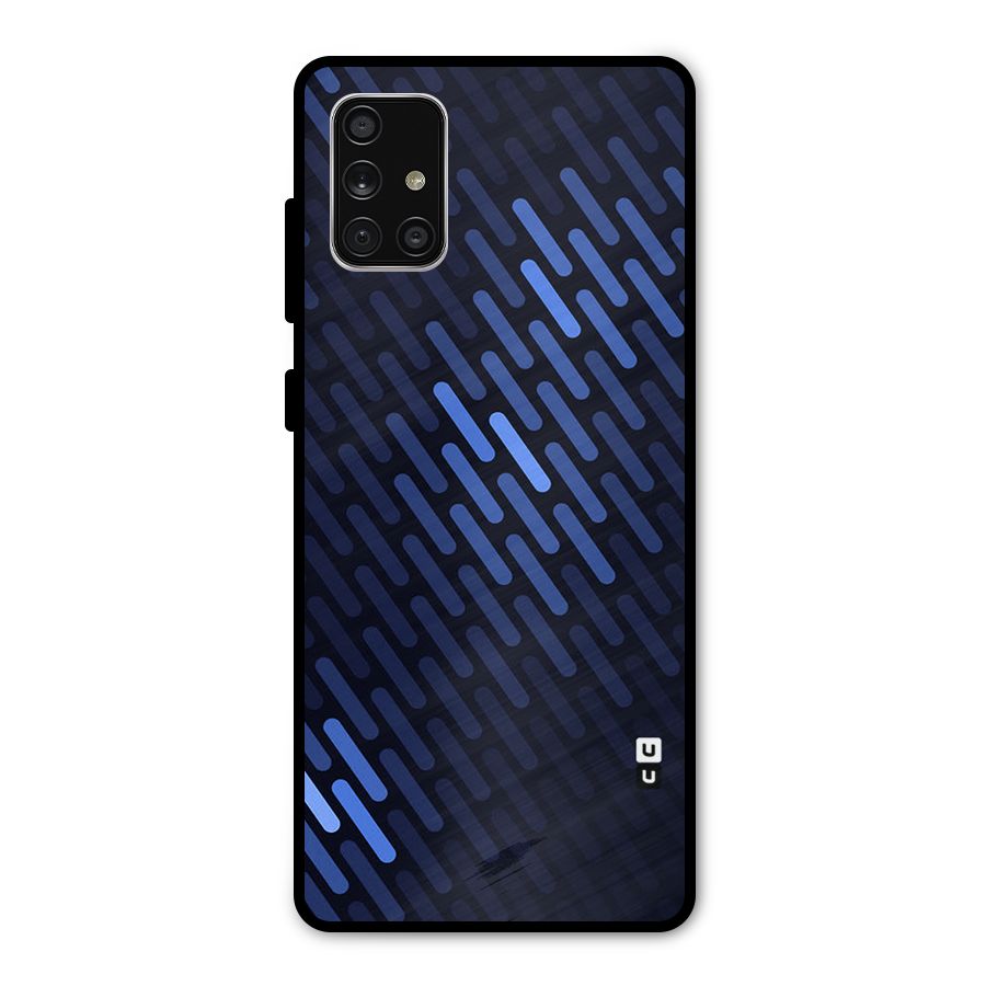 Pipe Shades Pattern Printed Metal Back Case for Galaxy A71