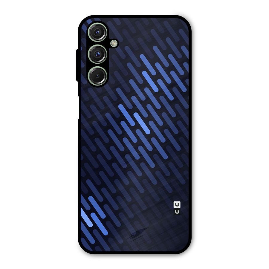 Pipe Shades Pattern Printed Metal Back Case for Galaxy F34
