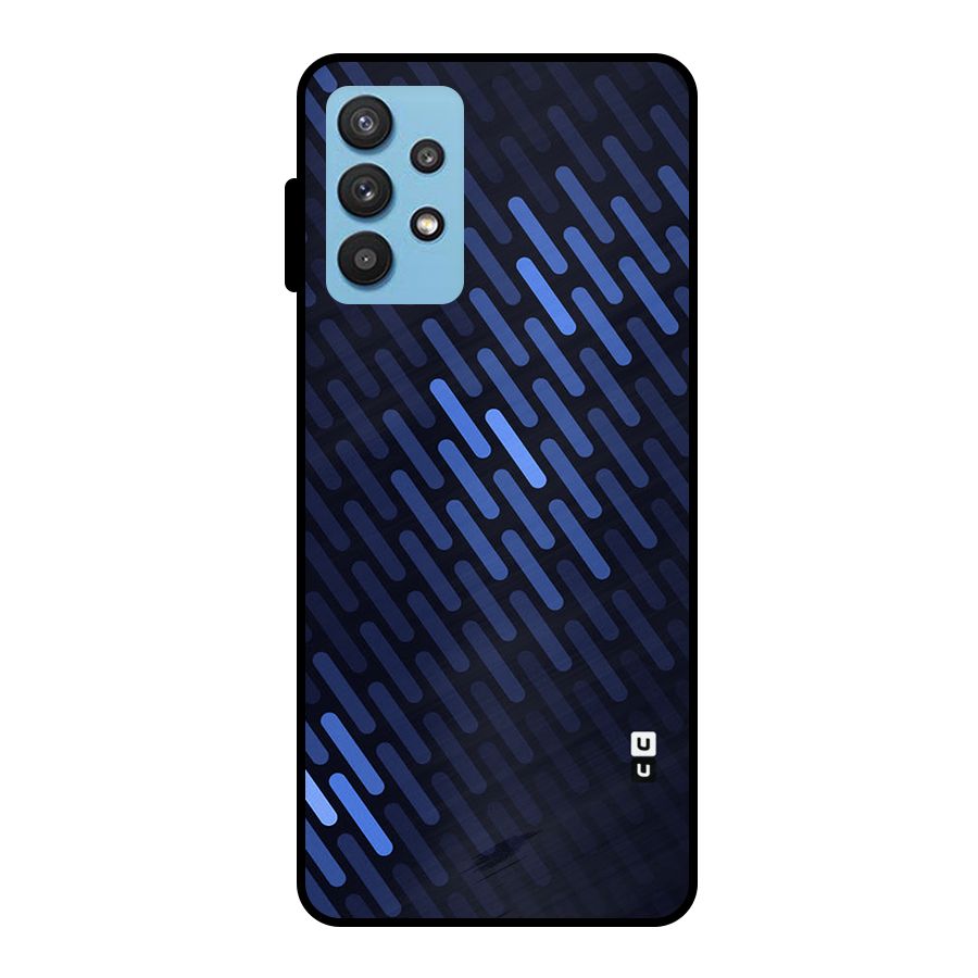 Pipe Shades Pattern Printed Metal Back Case for Galaxy M32 5G
