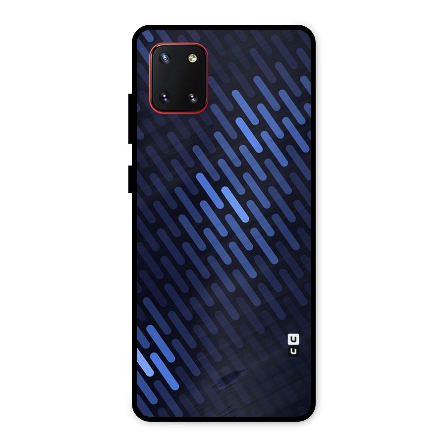 Pipe Shades Pattern Printed Metal Back Case for Galaxy Note 10 Lite