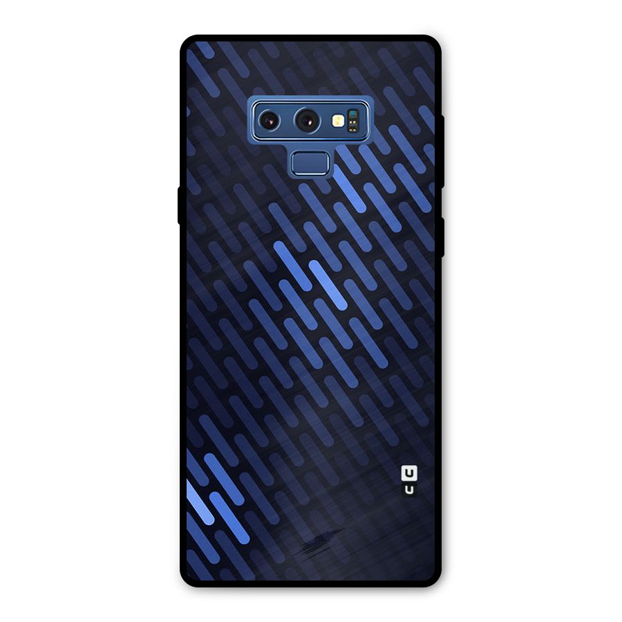 Pipe Shades Pattern Printed Metal Back Case for Galaxy Note 9