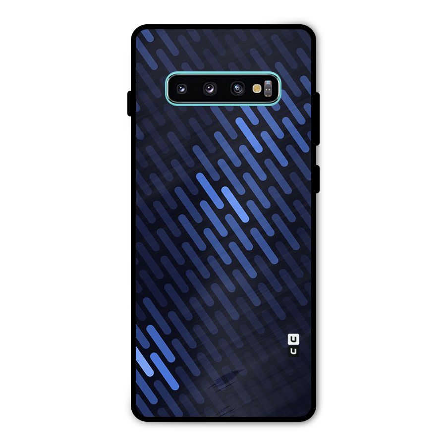 Pipe Shades Pattern Printed Metal Back Case for Galaxy S10 Plus