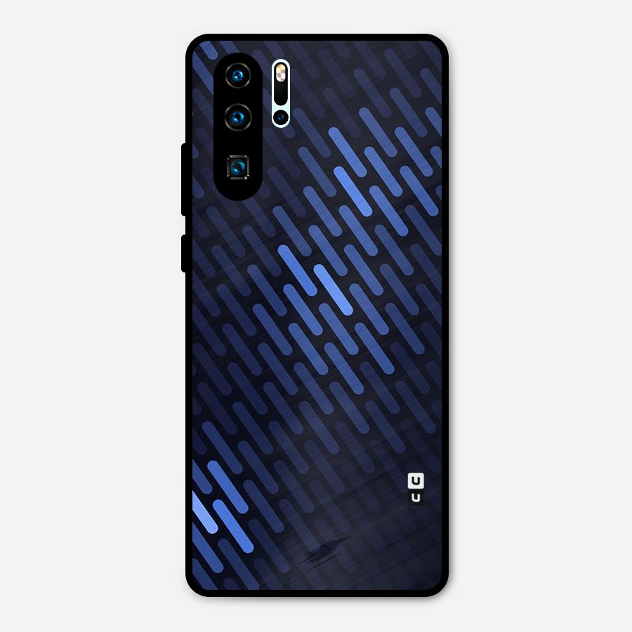 Pipe Shades Pattern Printed Metal Back Case for Huawei P30 Pro