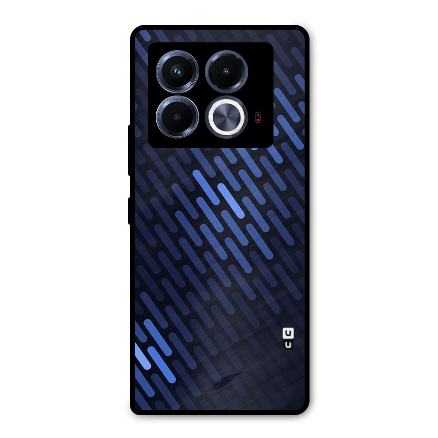 Pipe Shades Pattern Printed Metal Back Case for Infinix Note 40 5G
