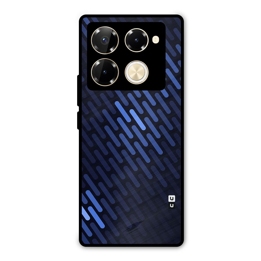 Pipe Shades Pattern Printed Metal Back Case for Infinix Note 40 Pro Plus