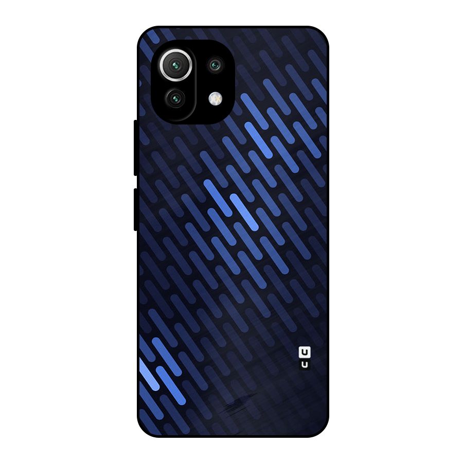 Pipe Shades Pattern Printed Metal Back Case for Mi 11 Lite NE 5G