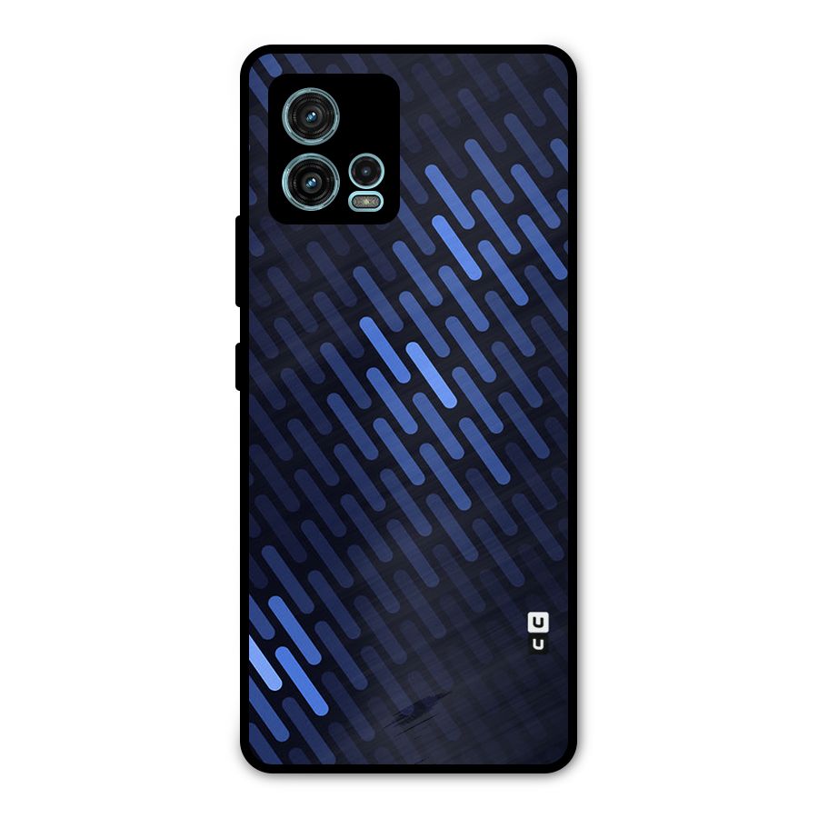 Pipe Shades Pattern Printed Metal Back Case for Moto G72