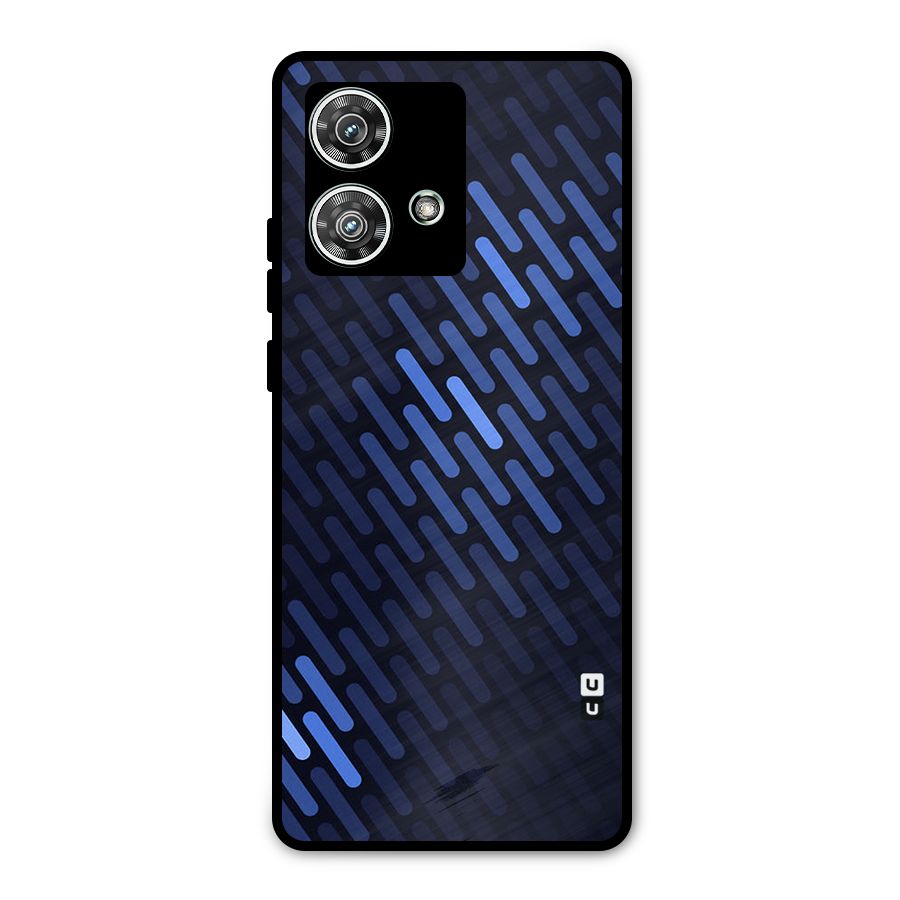 Pipe Shades Pattern Printed Metal Back Case for Motorola Edge 40 Neo