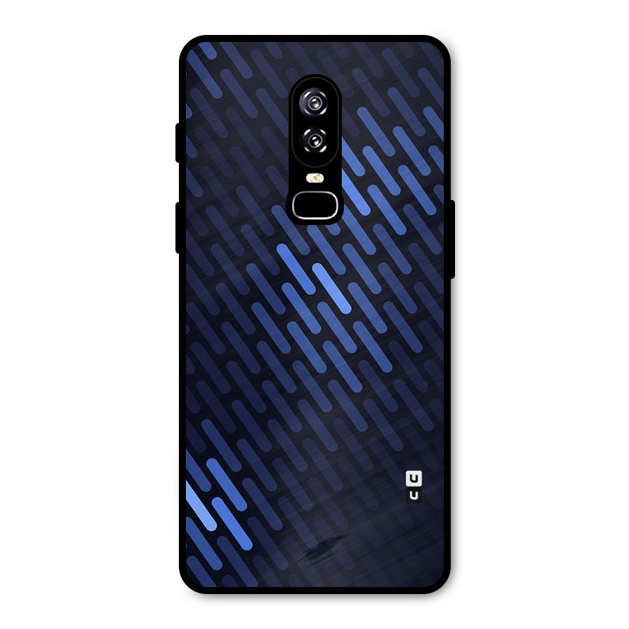 Pipe Shades Pattern Printed Metal Back Case for OnePlus 6