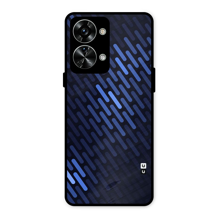 Pipe Shades Pattern Printed Metal Back Case for OnePlus Nord 2T