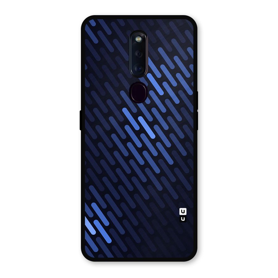 Pipe Shades Pattern Printed Metal Back Case for Oppo F11 Pro