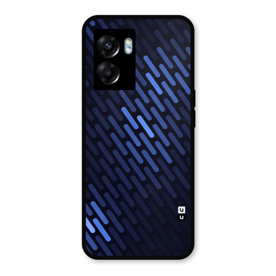 Pipe Shades Pattern Printed Metal Back Case for Oppo K10 (5G)