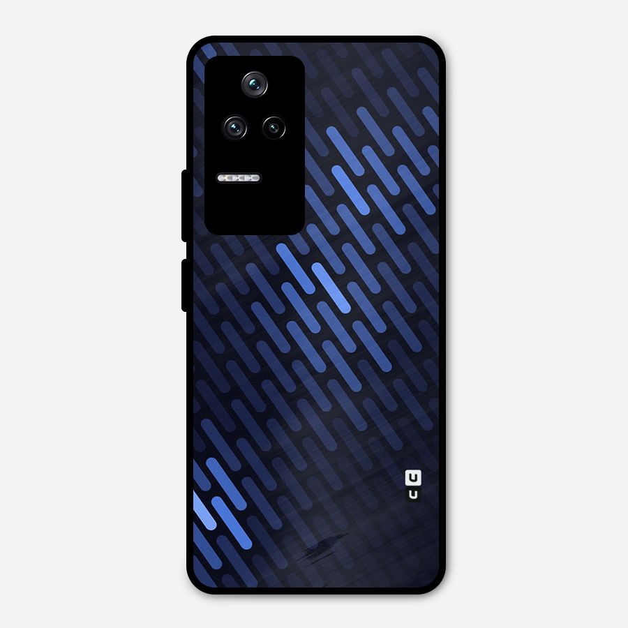 Pipe Shades Pattern Printed Metal Back Case for Poco F4 5G