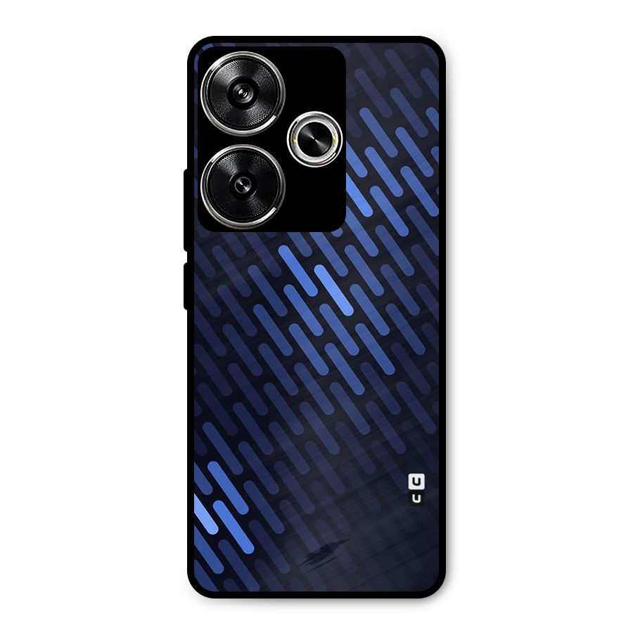 Pipe Shades Pattern Printed Metal Back Case for Poco F6