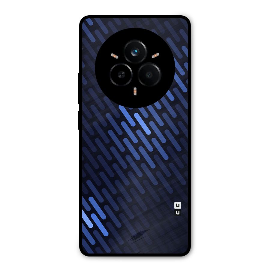 Pipe Shades Pattern Printed Metal Back Case for Realme 14 Pro