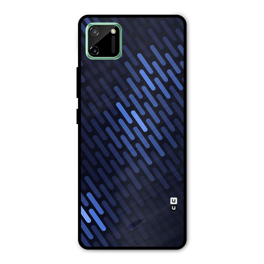 Pipe Shades Pattern Printed Metal Back Case for Realme C11