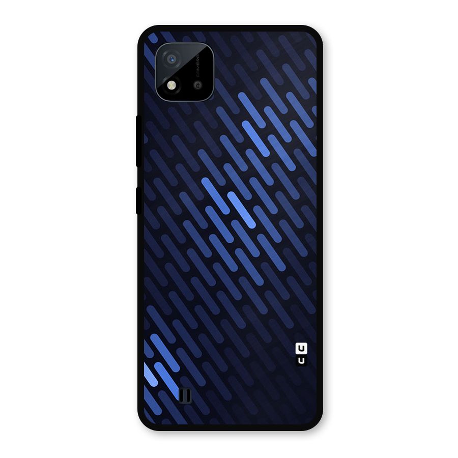 Pipe Shades Pattern Printed Metal Back Case for Realme C11 2021