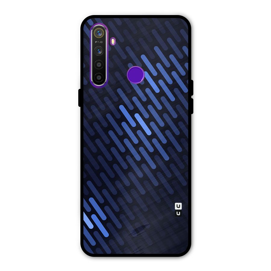 Pipe Shades Pattern Printed Metal Back Case for Realme Narzo 10