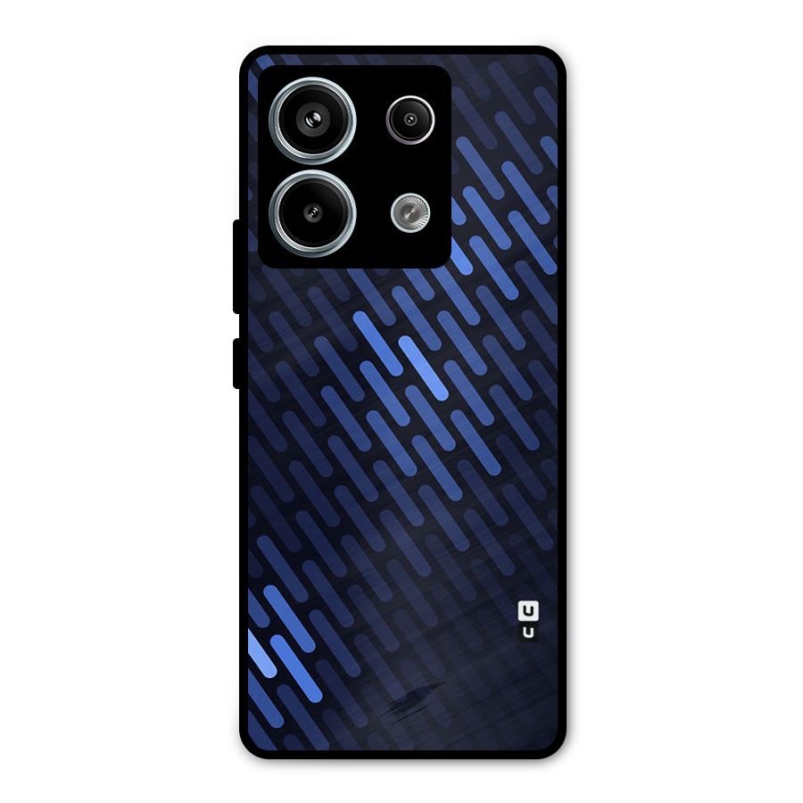 Pipe Shades Pattern Printed Metal Back Case for Redmi Note 13 Pro 5G