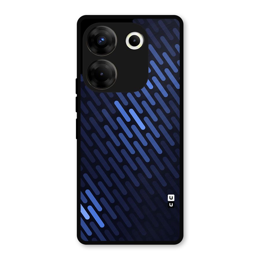 Pipe Shades Pattern Printed Metal Back Case for Tecno Camon 20 Pro