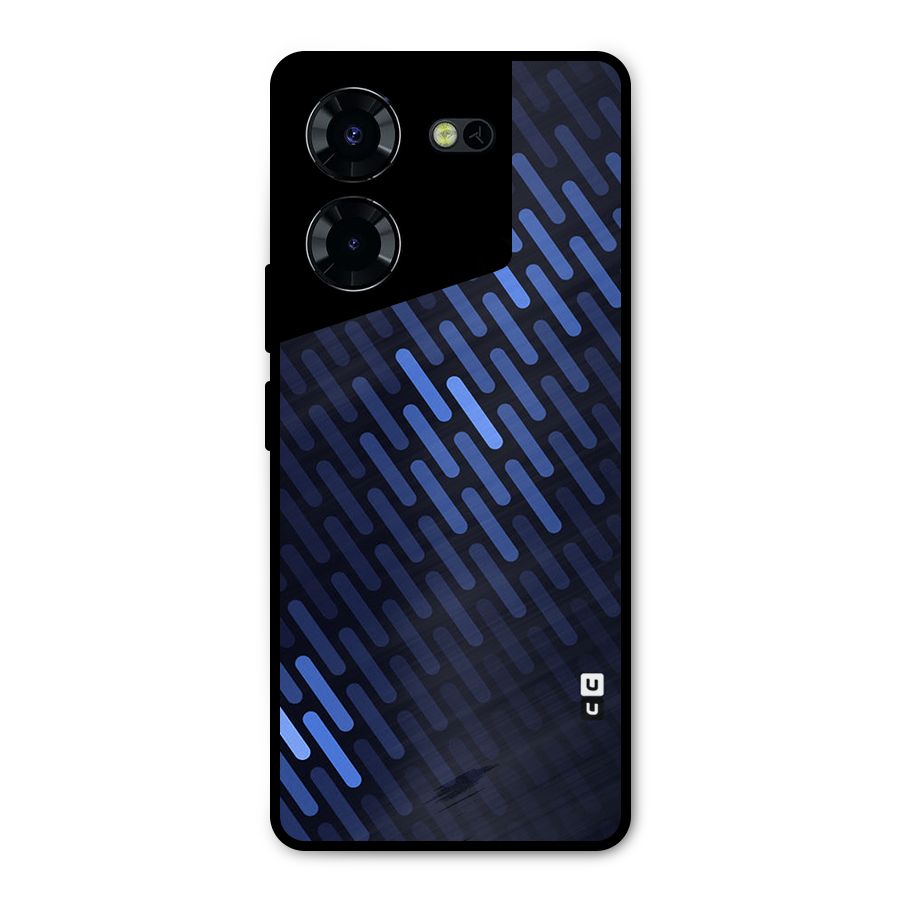Pipe Shades Pattern Printed Metal Back Case for Tecno Pova 5 Pro 5G