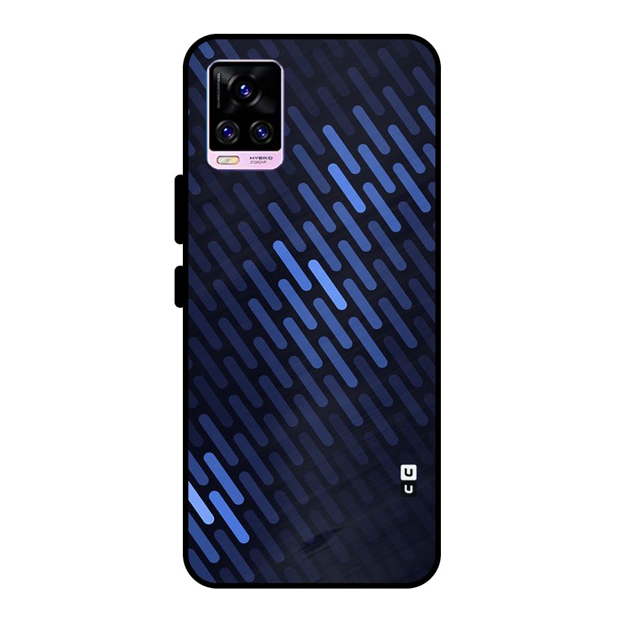 Pipe Shades Pattern Printed Metal Back Case for Vivo V20 Pro