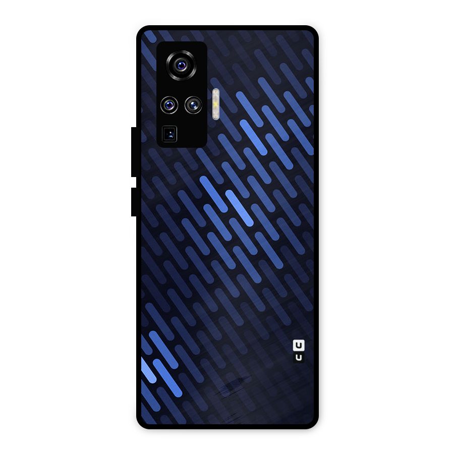 Pipe Shades Pattern Printed Metal Back Case for Vivo X50 Pro