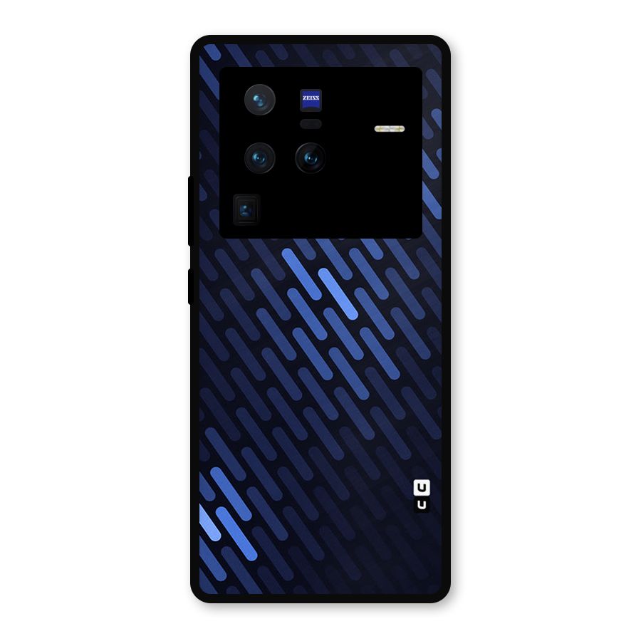 Pipe Shades Pattern Printed Metal Back Case for Vivo X80 Pro