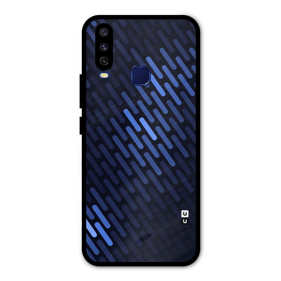 Pipe Shades Pattern Printed Metal Back Case for Vivo Y12